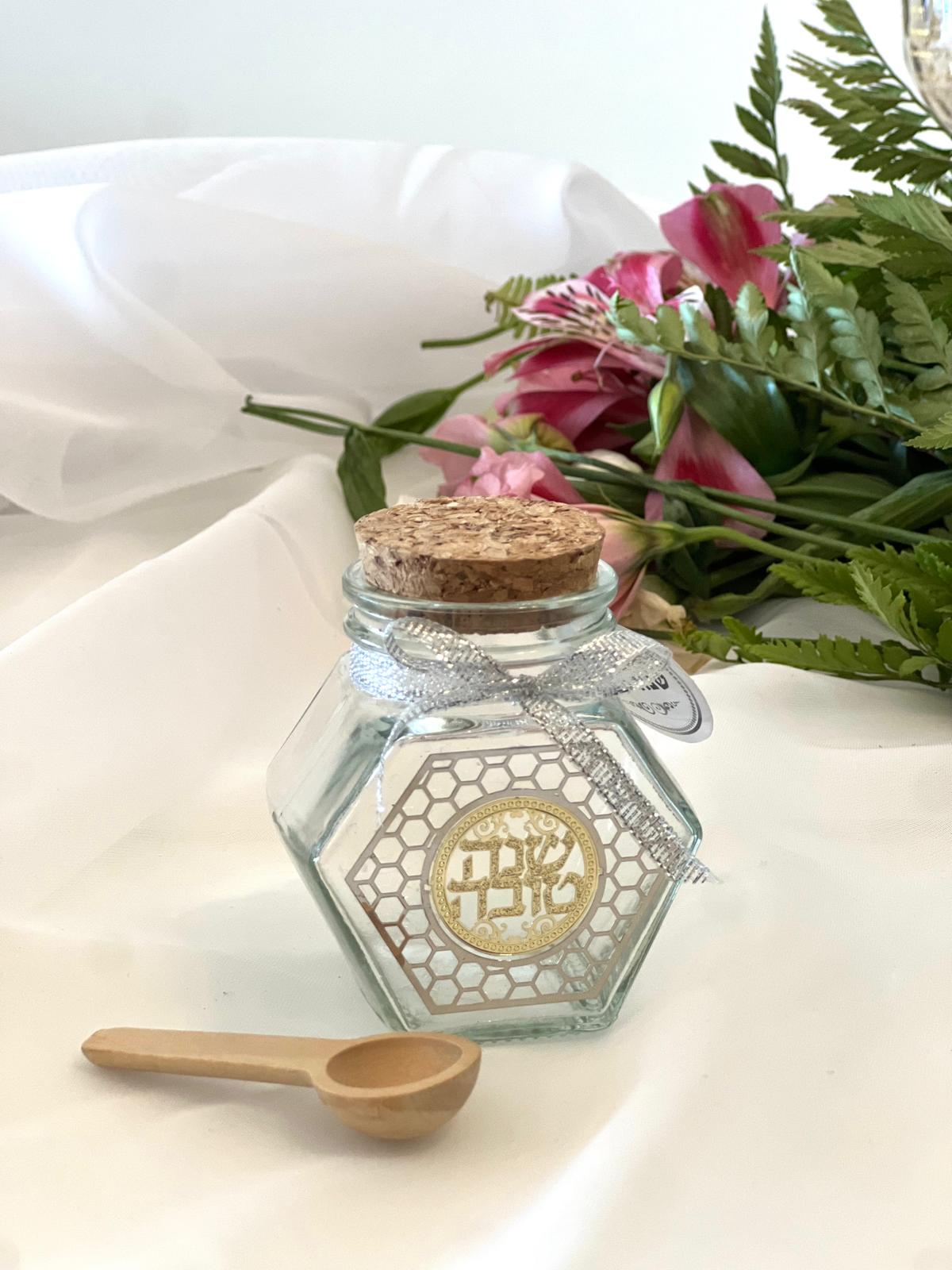 כלי דבש מזכוכית