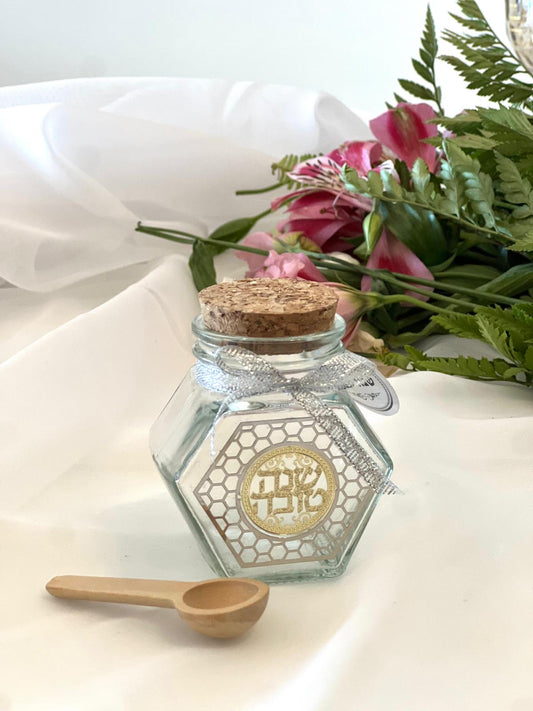 כלי דבש מזכוכית