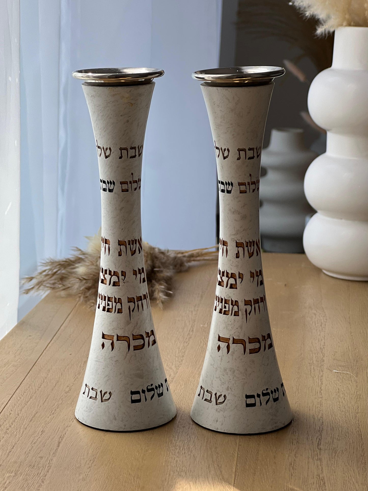 זוג פמוטים אשת חייל פולימר מהודרים