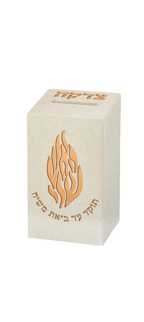 קופת צדקה פולימר האש שלי 3 גוונים 149