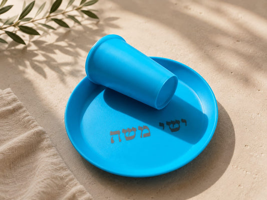 סט צלחת, קערה וכוס